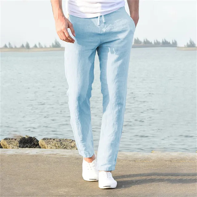 Poli - Blokes' Breezy Linen Trousers for a Cracking Summer