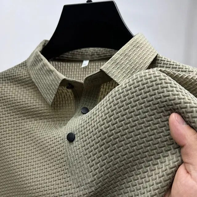 Top-Notch Textured Slim Fit Polo Tee