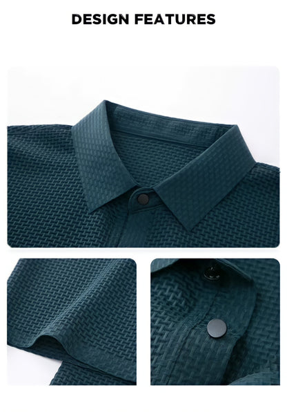 Top-Notch Textured Slim Fit Polo Tee