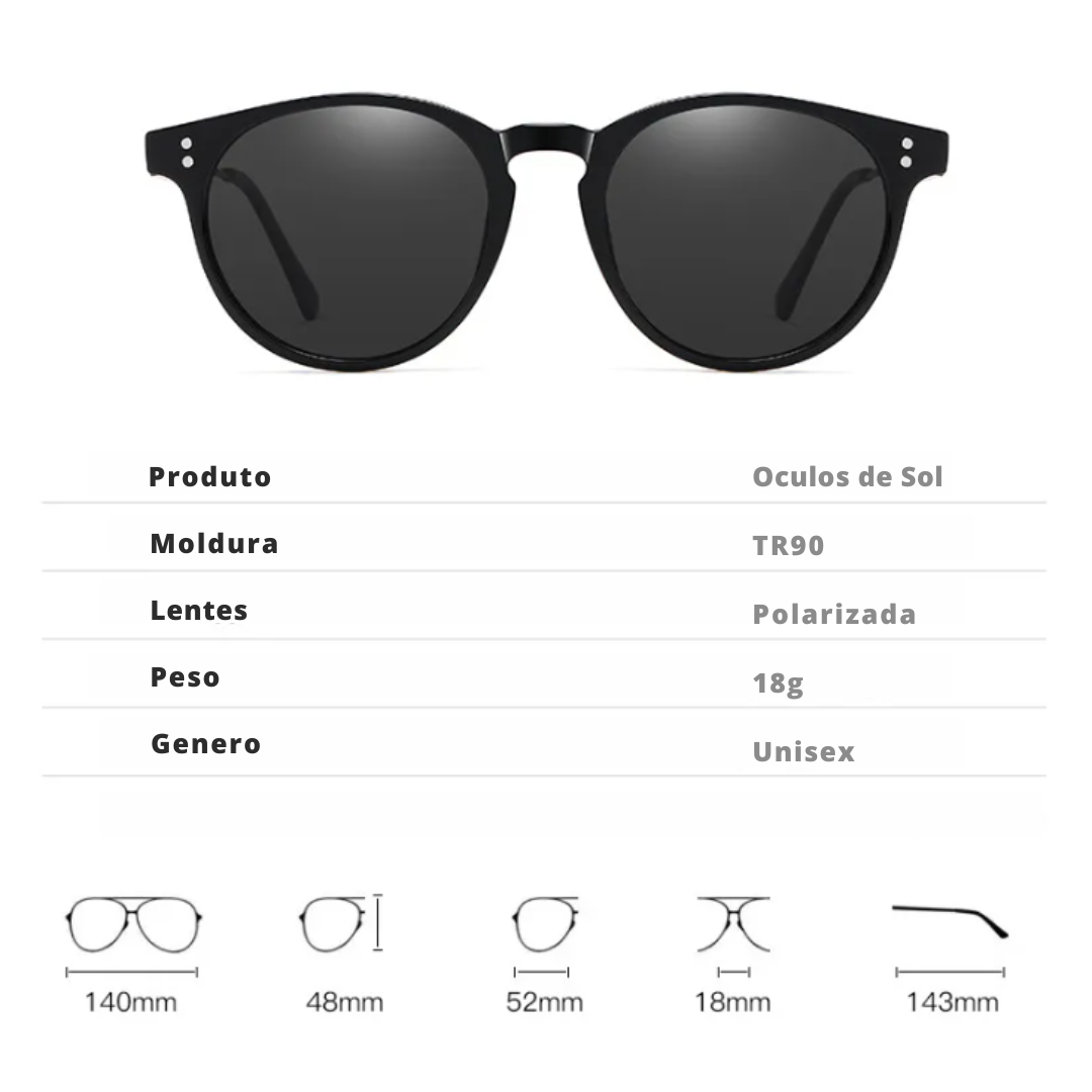 Men's Black Shades - UV400 Protection for Sunny Days!