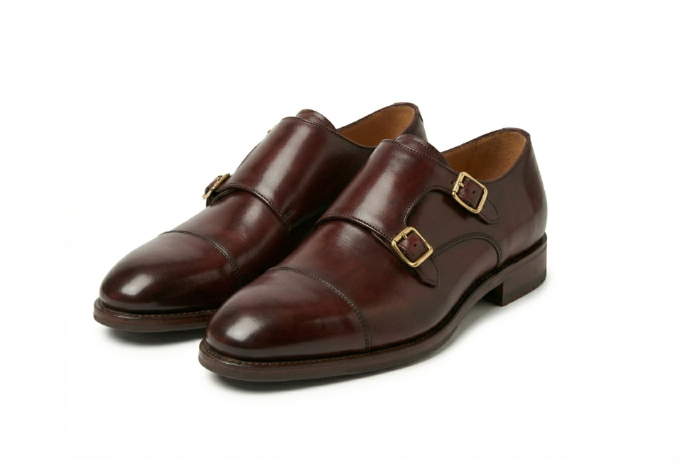 Monkstrap-Schuhe mit Doppelschnalle