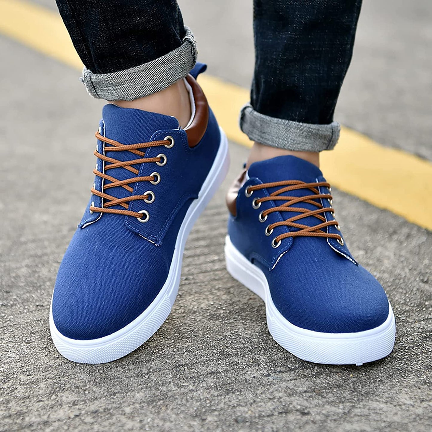 Magnus - Blokes' Trainers with a Crisp White Sole