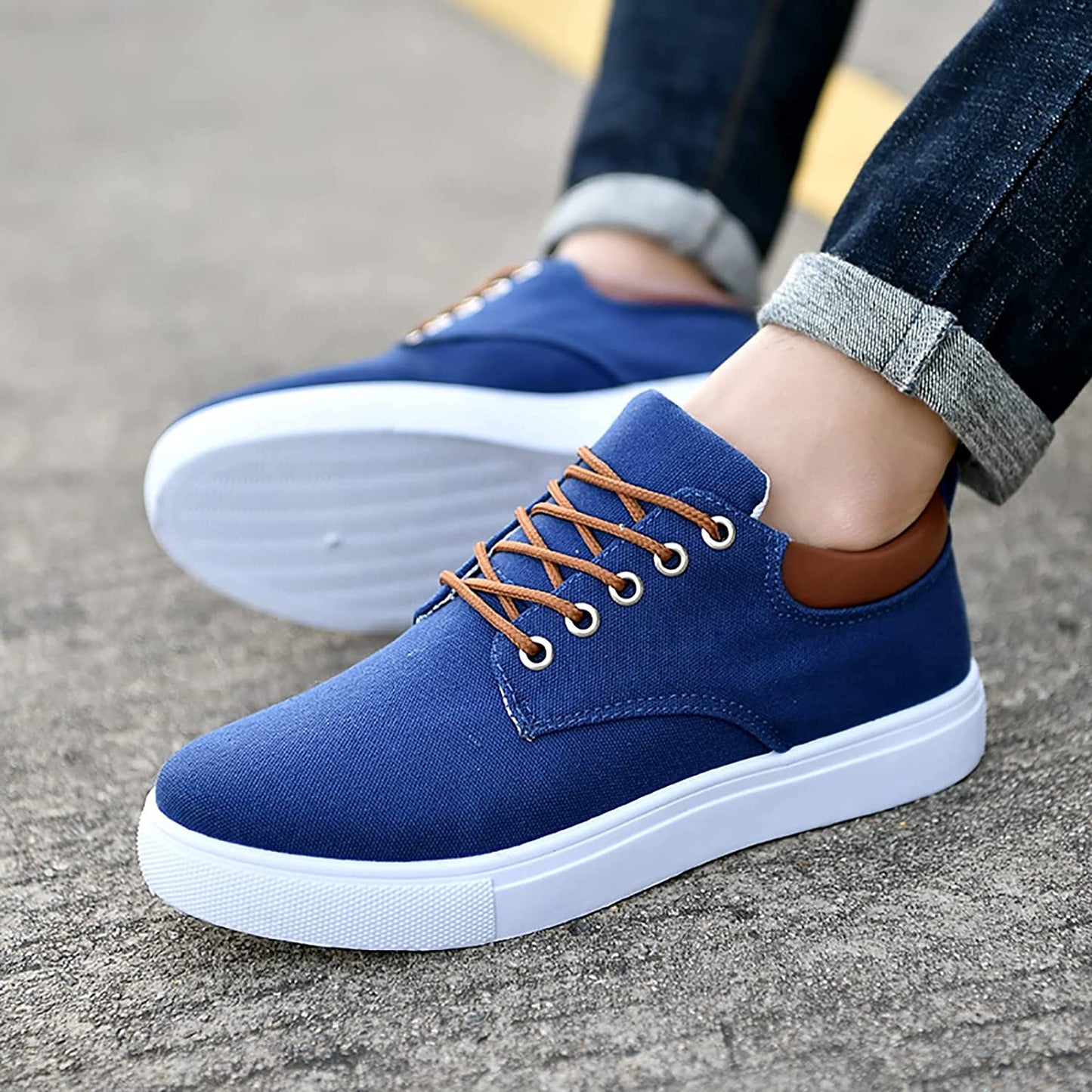 Magnus - Blokes' Trainers with a Crisp White Sole