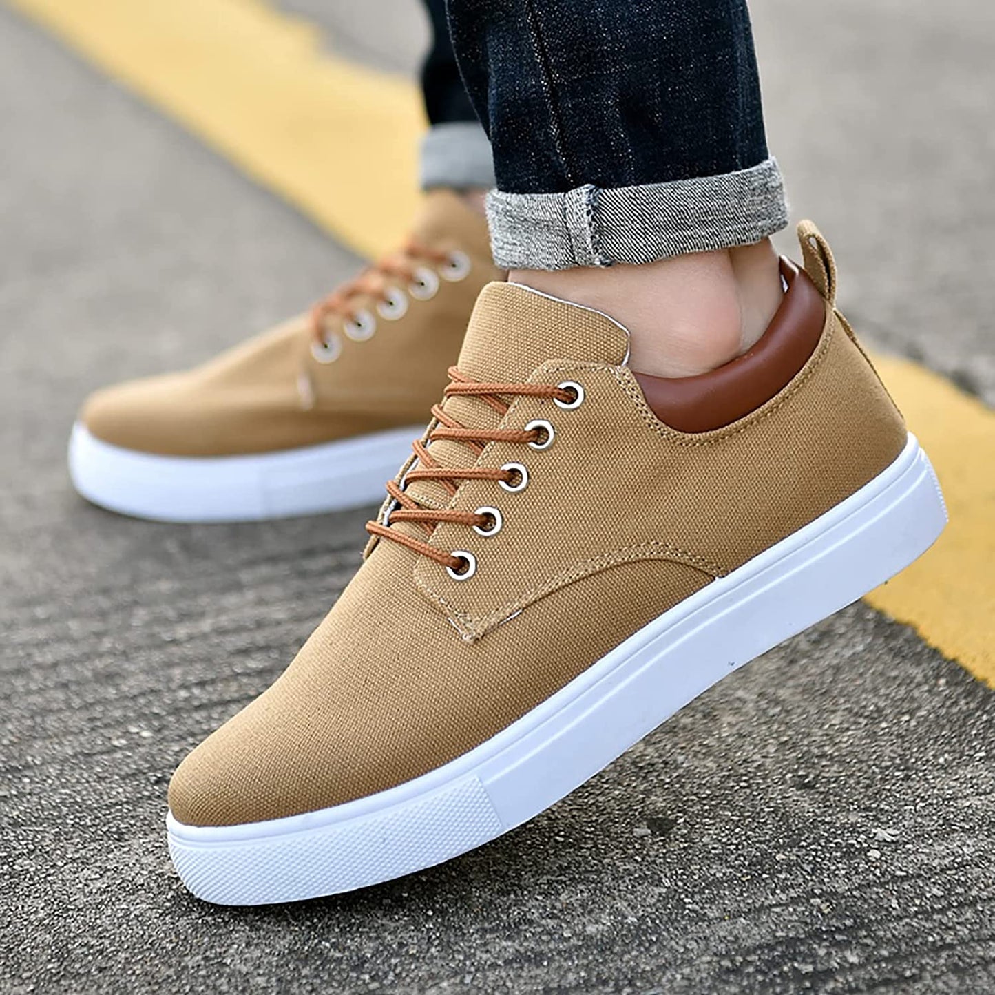 Magnus - Blokes' Trainers with a Crisp White Sole