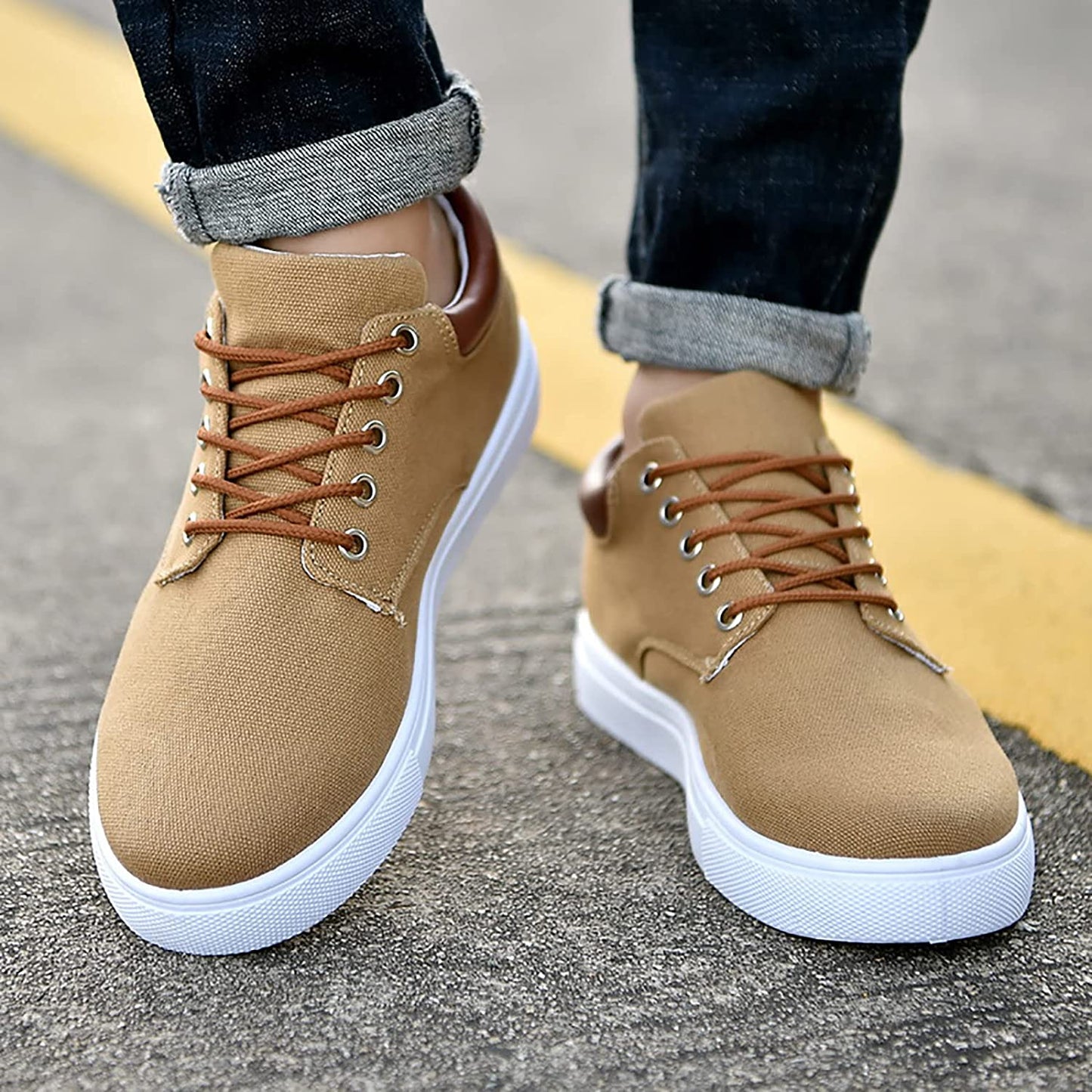 Magnus - Blokes' Trainers with a Crisp White Sole