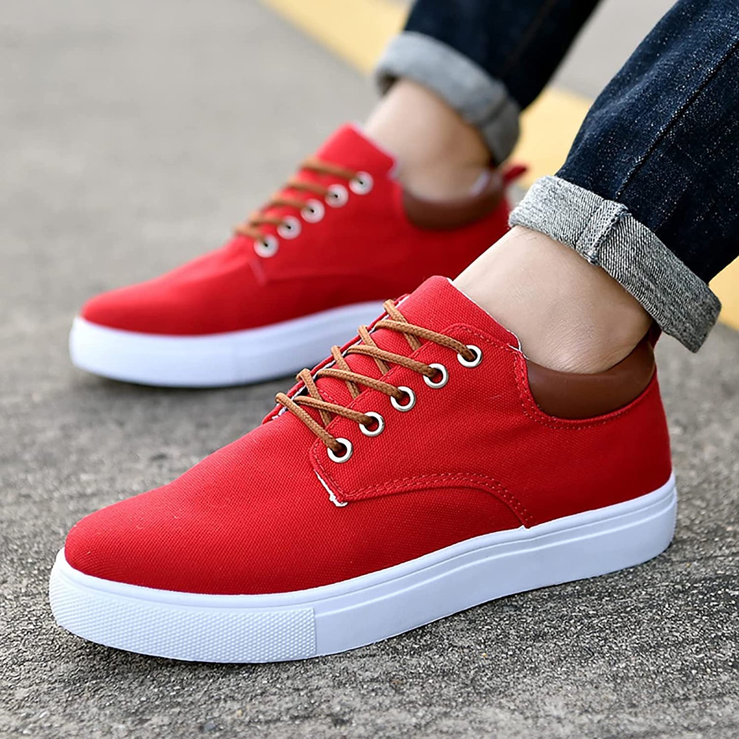 Magnus - Blokes' Trainers with a Crisp White Sole