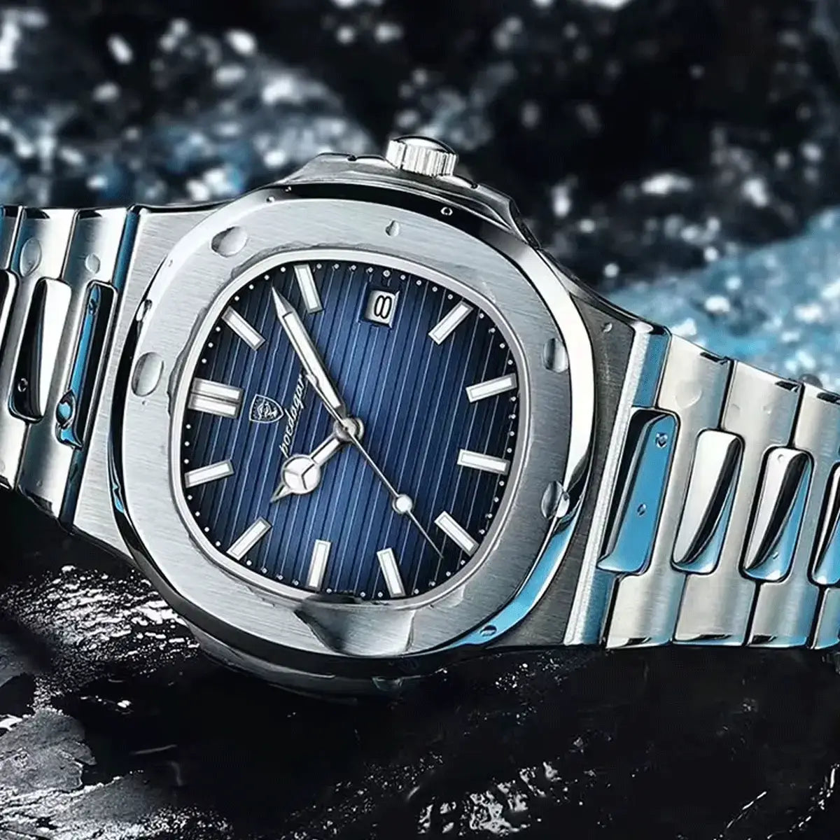 Men's Luxe Nautilus™ Watch with a Free Bracelet Kit – Proper Bargain!