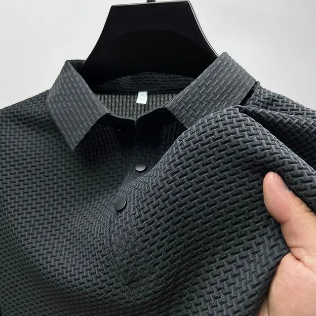 Top-Notch Textured Slim Fit Polo Tee