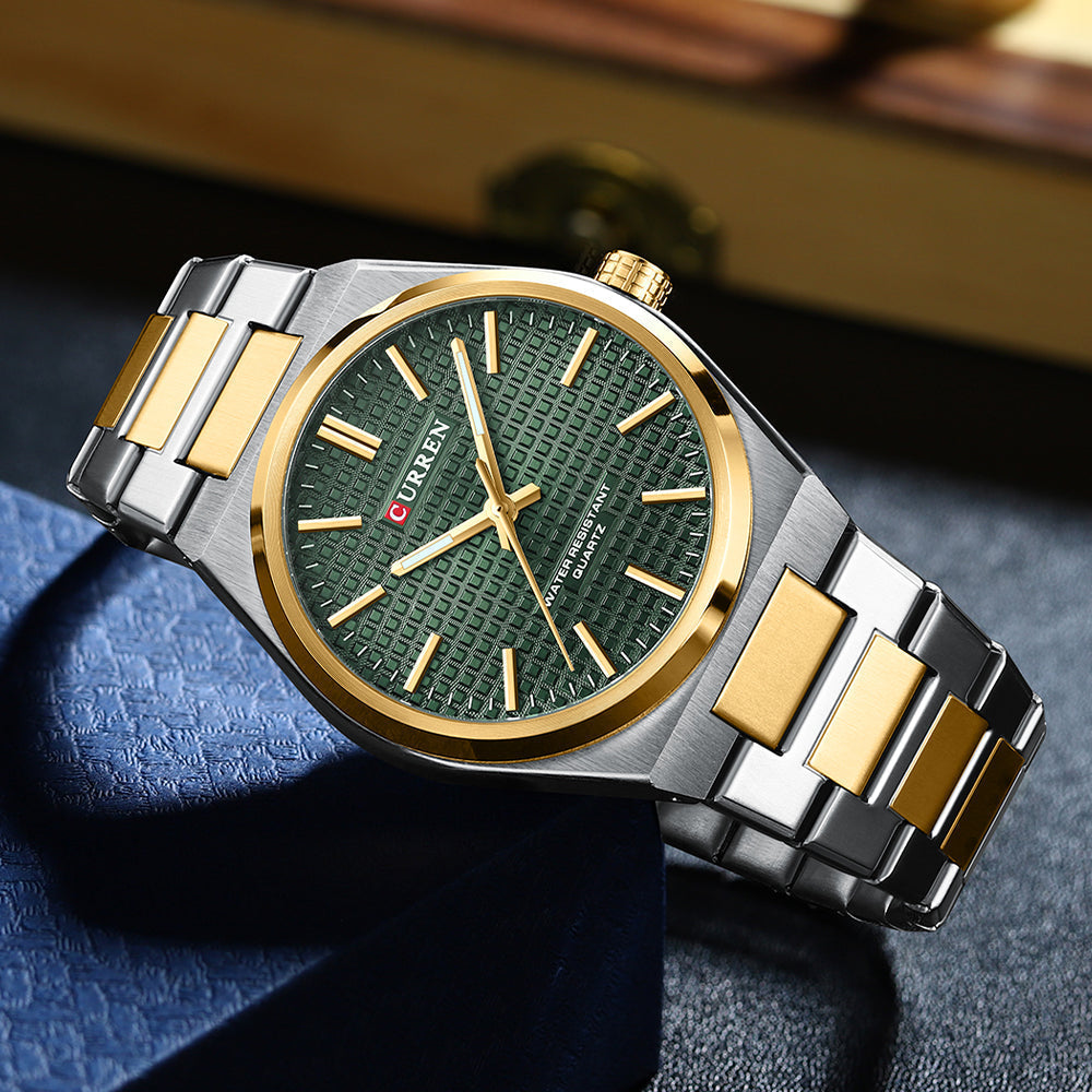 Blokes' Brushed Stainless Steel Watch | Aether